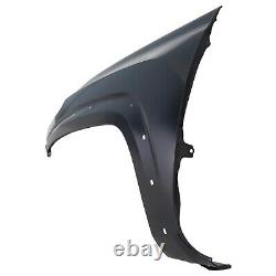 Fender For 2016-2021 Toyota Tacoma Front Driver Primed Steel with Molding Holes