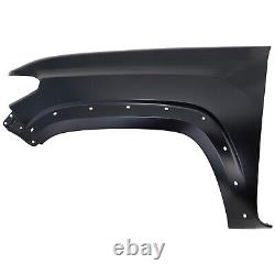 Fender For 2016-2021 Toyota Tacoma Front Driver Primed Steel with Molding Holes