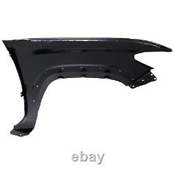 Fender For 2016-2021 Toyota Tacoma Front Driver Primed Steel with Molding Holes