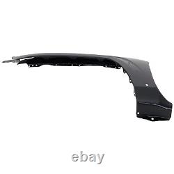 Fender For 2016-2021 Toyota Tacoma Front Driver Primed Steel with Molding Holes