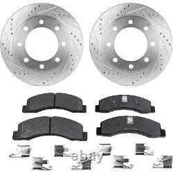 Front Brake Disc Rotors and Pads Kit for F250 Truck F350 Ford F-250 Super Duty
