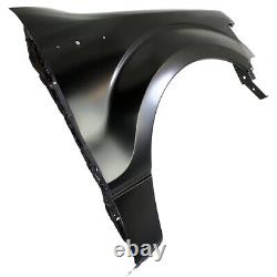 Front Fender Set For 2009-2014 Ford F-150 CAPA Black Steel CL3Z16005A BL3Z16006A