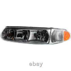 Front Headlight Assembly withBulb Right & Left Side For 1997-2005 Buick Century