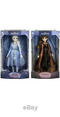 Frozen 2 limited edition disney dolls Brand New and Sealed Pair Set Elsa Anna