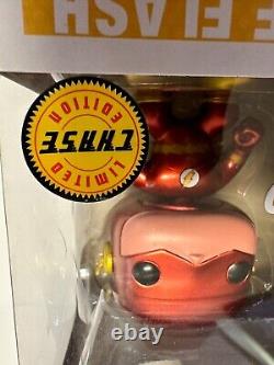 Funko POP Super Heroes FLASH 10 LIMITED EDITION'CHASE' -BOX PACKED-BRAND NEW