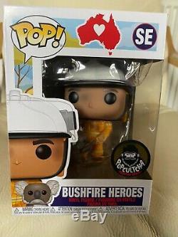 Funko Pop Vinyl Bushfire Heroes. Limited Edition. Brand New