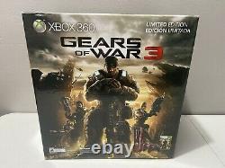 GEARS OF WAR 3 LIMITED EDITION Microsoft Xbox 360 S Console 320GB BRAND NEW HTF