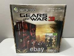 GEARS OF WAR 3 LIMITED EDITION Microsoft Xbox 360 S Console 320GB BRAND NEW HTF