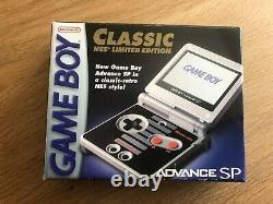 Gameboy Advance SP NES Classic Limited Edition Brand New Unused Nintendo Rare