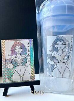 Gamersupps Waifu Cup S1.6 Trapped + Prism Sticker Limited Edition BRAND NEW