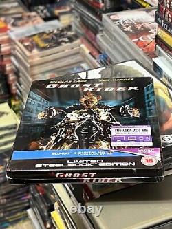 Ghost Rider (BLU-RAY) Limited Edition Steelbook! ZONE FREE! BRAND NEW