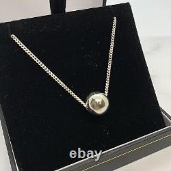 Handmade Brand New 925 Silver Solid Ball & 20 Chain Limited Edition Boxed