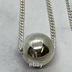 Handmade Brand New 925 Silver Solid Ball & 20 Chain Limited Edition Boxed