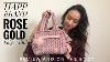 Happ Brand Limited Edition Rose Gold Paige Mini Diaper Bag Review On The Body