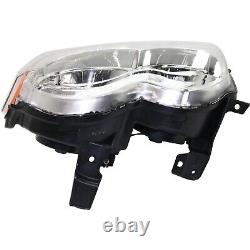 Headlight Kit For 2005-2007 Jeep Grand Cherokee Left and Right with Bumper Cover