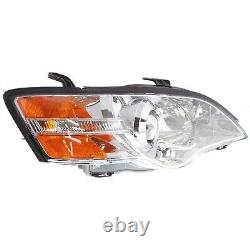 Headlight Set For 2006-2007 Subaru Legacy Outback Left and Right With Bulb 2Pc