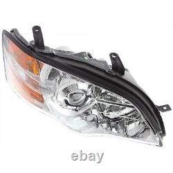 Headlight Set For 2006-2007 Subaru Legacy Outback Left and Right With Bulb 2Pc
