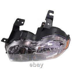Headlight Set For 2008-2010 Jeep Grand Cherokee Left and Right With Bulb 2Pc
