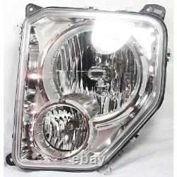 Headlight Set For 2008-2012 Jeep Liberty Left and Right With Fog Light 2Pc