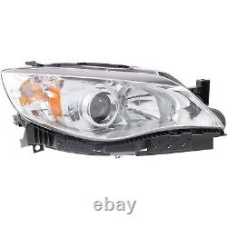 Headlight Set For 2012-2014 Subaru Impreza Left and Right With Bulb CAPA 2Pc