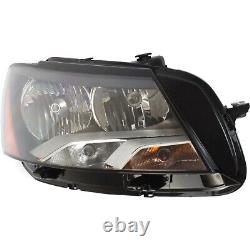 Headlight Set For 2012-2015 Volkswagen Passat Left and Right With Bulb 2Pc