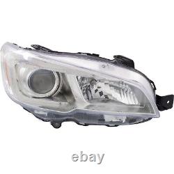 Headlight Set For 2015 2016 2017 2018 Subaru WRX Left and Right With Bulb 2Pc