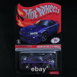 Hot Wheels Nissan Skyline GT-R (BNR34) Purple RLC Brand New