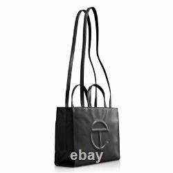 IN HAND TELFAR Medium Black Shopping Bag BRAND NEW