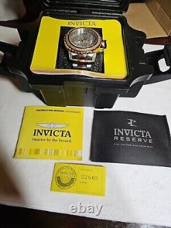 Invicta Reserve Mens Watch Limited Edition #018 Of 250 Brand New