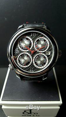 Jacob & Co Gmt8ss Limited Edition Carbon Fiber 32 Time Zone Automatic Brand New