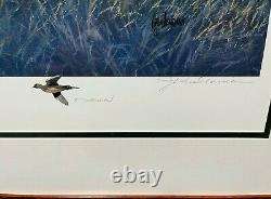 John Dearman The Late Show Remarque Dove Hunting Lithograph #1 Brand New Frame