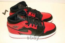Jordan 1 Mid Banned 2020 (GS) 554725-074 Size 7Y Brand New Authentic In Hand