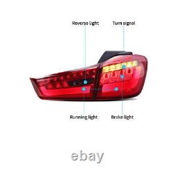 LED Tail Lights For 12-18 Mitsubishi ASX Outlander Sport Rear Lamp Assembly Pair