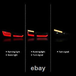 LED Tail Lights For 12-18 Mitsubishi ASX Outlander Sport Rear Lamp Assembly Pair