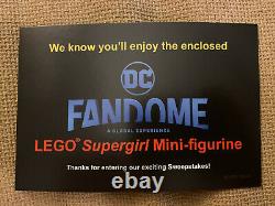 LEGO Supergirl Minifigure DC Fandome Exclusive BRAND NEW SDCC Comic Con