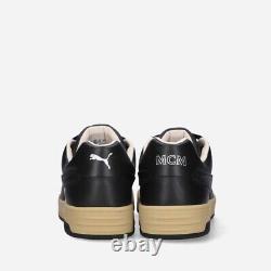LIMITED EDITION, Brand New MCM x PUMA Slipstream Sneakers in Cubic Leather