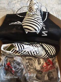 LIMITED EDITION Brand new white and black zebras cleat Adidas nemeziz 17.1 SG