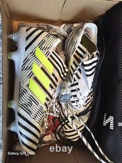 LIMITED EDITION Brand new white and black zebras cleat Adidas nemeziz 17.1 SG