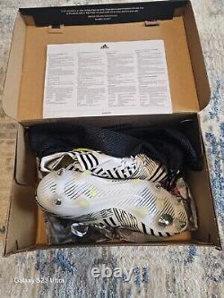 LIMITED EDITION Brand new white and black zebras cleat Adidas nemeziz 17.1 SG