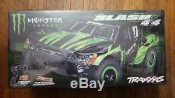 LOT OF 4Traxxas Slash 4x4 Monster Energy LIMITED EDITION brand NEW sealed