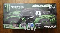 LOT OF 4Traxxas Slash 4x4 Monster Energy LIMITED EDITION brand NEW sealed