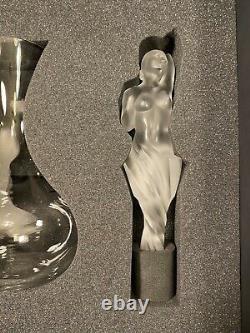 Lalique Crystal Aphrodite Vintage Decanter Brand New #10548200 Free Shipping 461