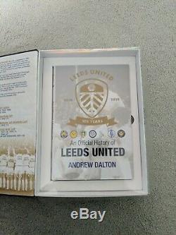 Leeds United Centenary Shirt & Book (1919-2019) Brand New In Box Limited Edition