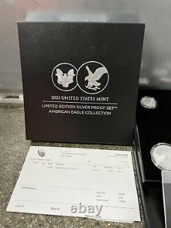Limited Edition 2021 Silver Proof Set American Eagle Collection BRAND NEW