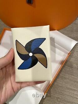 Limited Edition Hermes calvi duo card holder (Rare) Brand New. Z Stamp