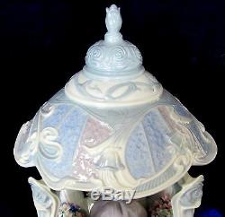 Lladro Gazebo In Bloom Limited Edition #1865 Brand Nib Girl Flowers Rare F/sh