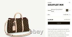 Louis Vuitton Soufflot MM M44816 Brand New With Box On Sale Fedex 2 Day Ship