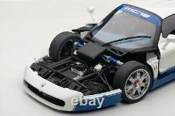 MASERATI MC12 ROAD CAR PEARL WHITE & BLUE 118 by AUTOART 75801 BRAND NEW