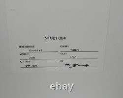 Matthew Senna Study 004 White Resin Jordan 4 #74/250 Brand New Limited Edition