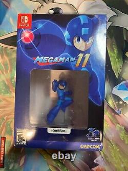 Mega Man 11 Amiibo Collectors Limited Edition Brand New Sealed Rare (Switch)